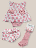Set Pink Bows
