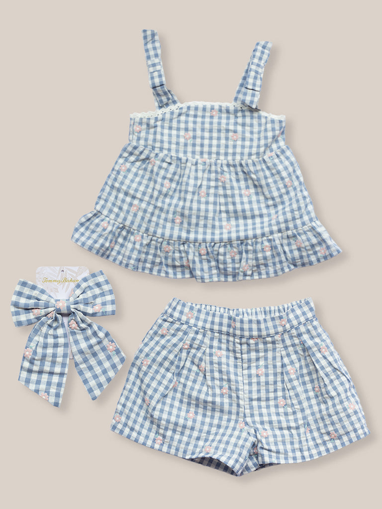 Set Blue Vichy