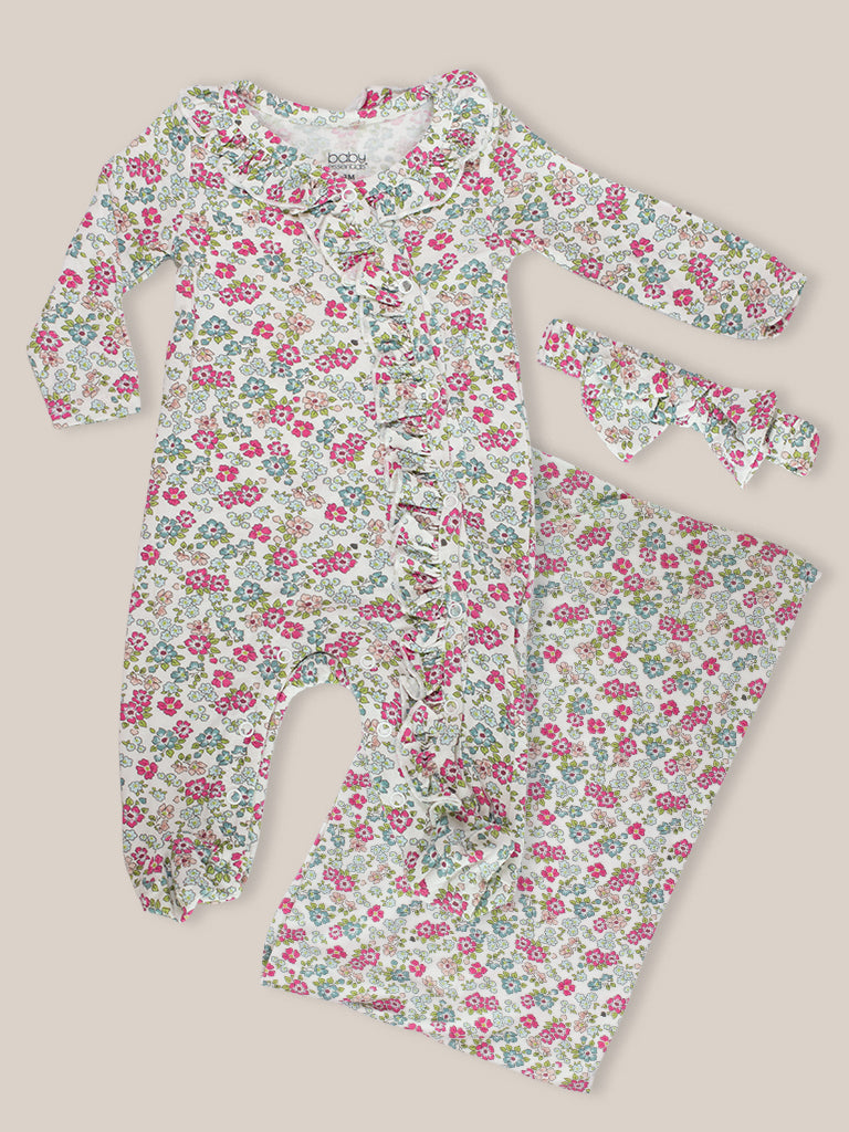 Pijama Mini Flowers con Accesorios