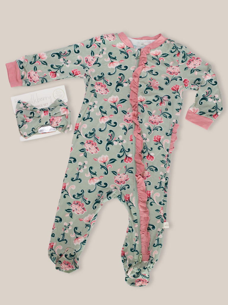 Pijama Flowers & Mint
