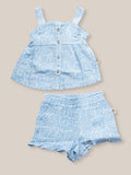 Set Blue Daisies