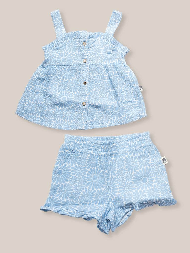 Set Blue Daisies