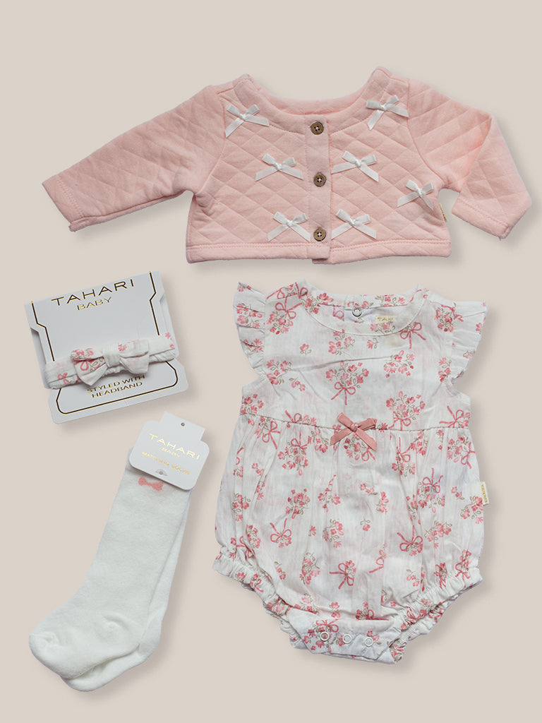 Set Flowers and Ribbons