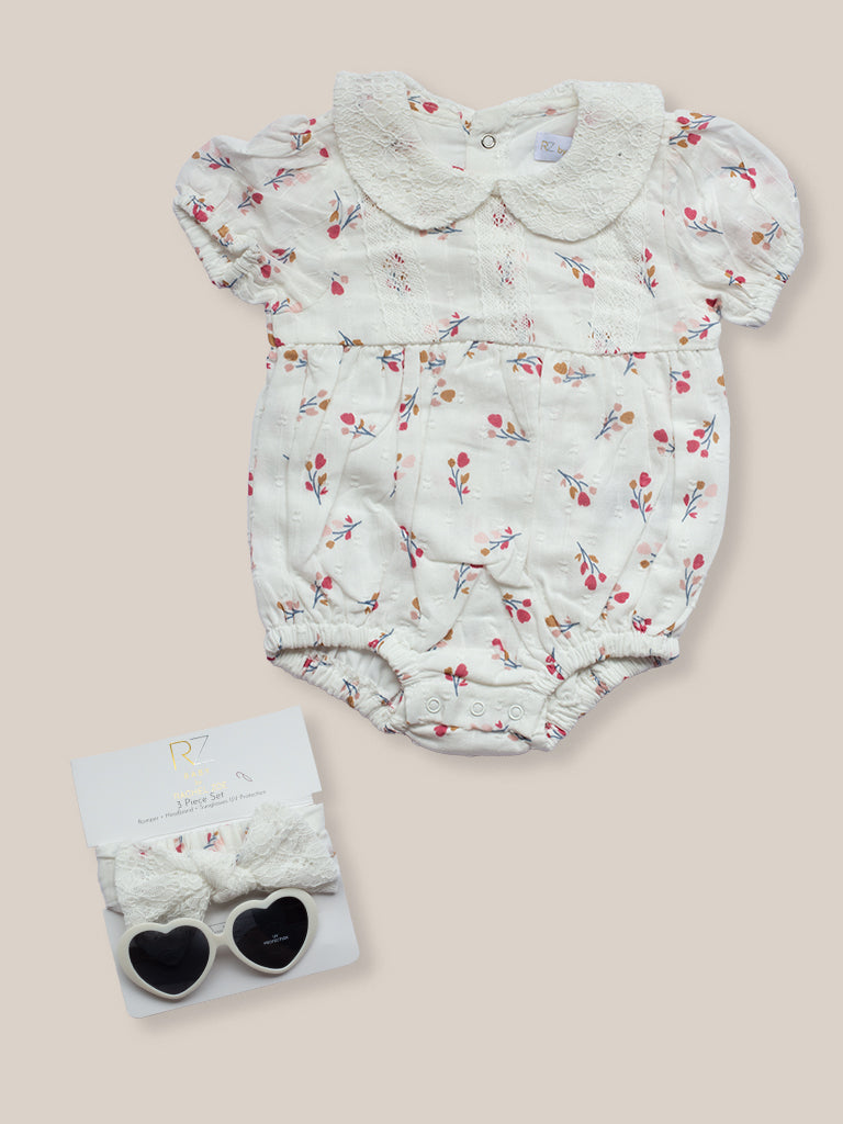 Romper Lace and Blooms