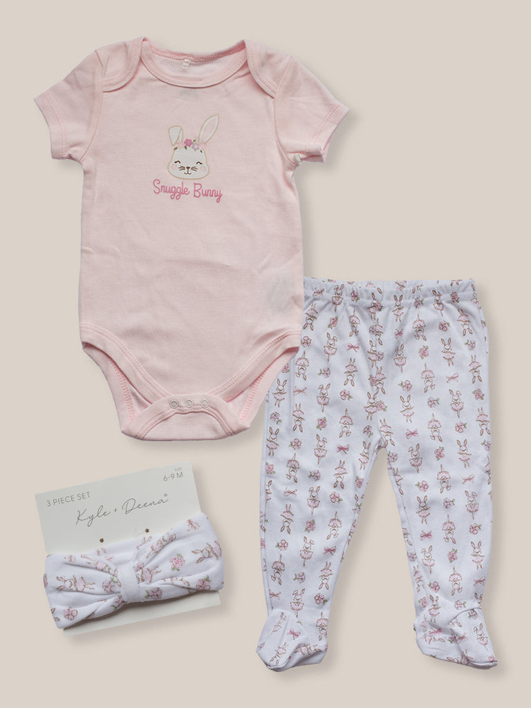 Set Pink Bunnies