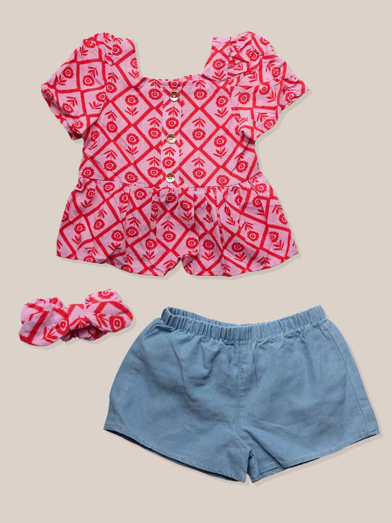 Set Print & Denim